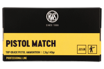 Amunicja RWS PISTOL MATCH 22 LONG RIFLE